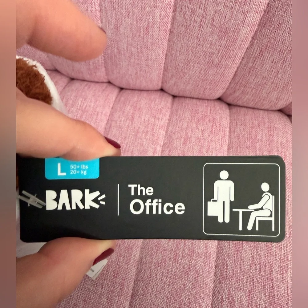 Bark The Office Plush “Worlds Best Boss” Toy with hidden toy inside